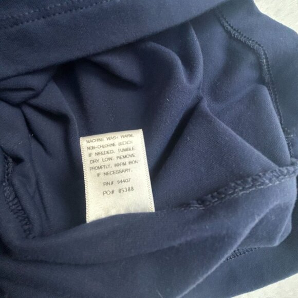 TravelSmith Womens Navy Blue 3/4 Sleeve Stretch Knit Shift Dress Small Stretch - Picture 8 of 8